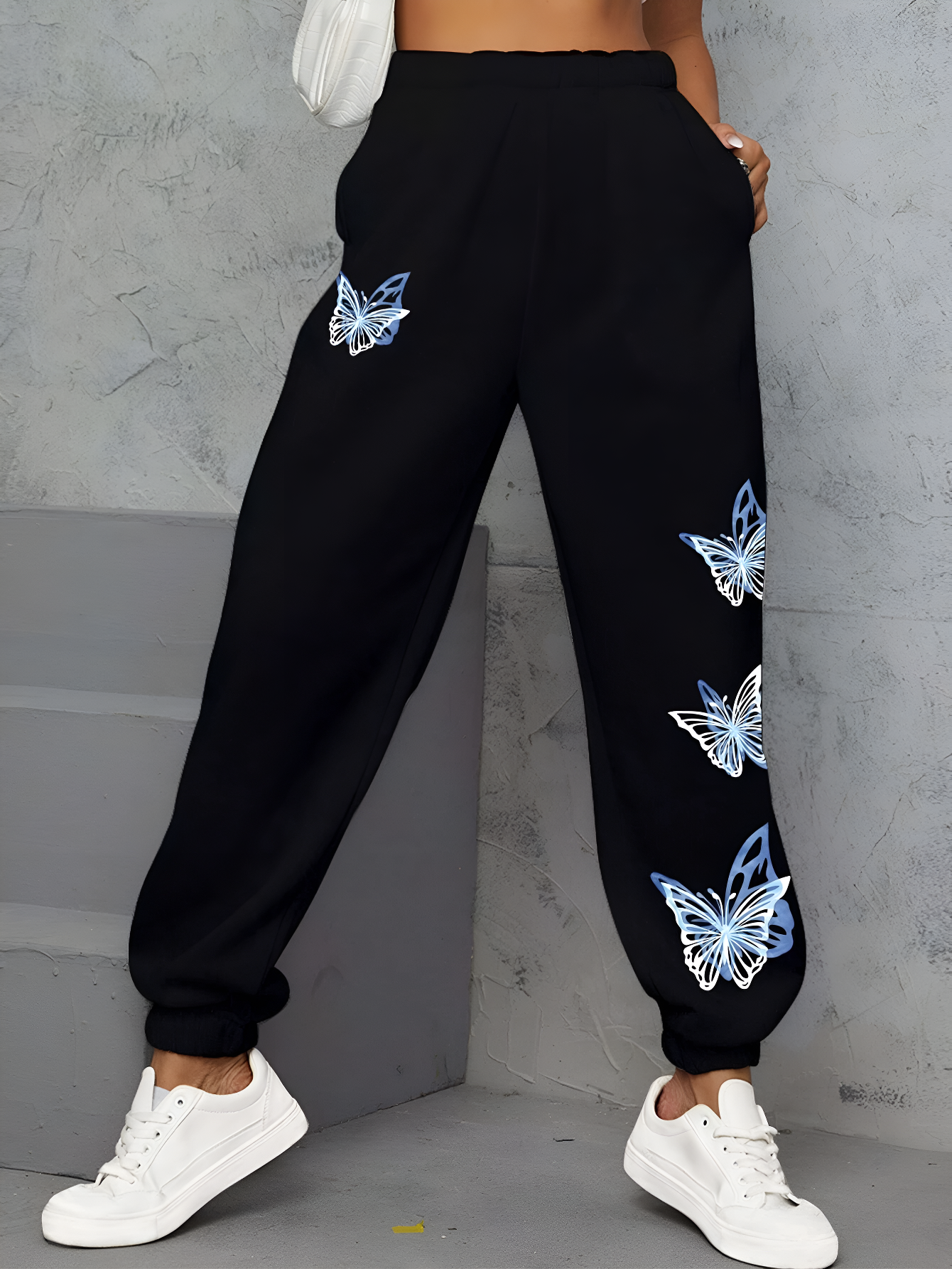 Joggers best sale with butterflies