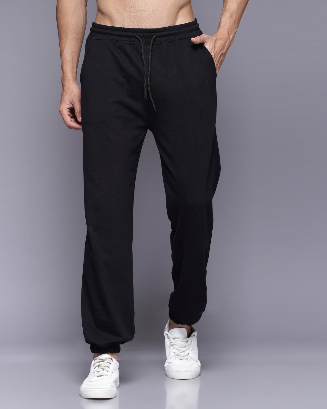 Korean Black Loose fit Men's Jogger