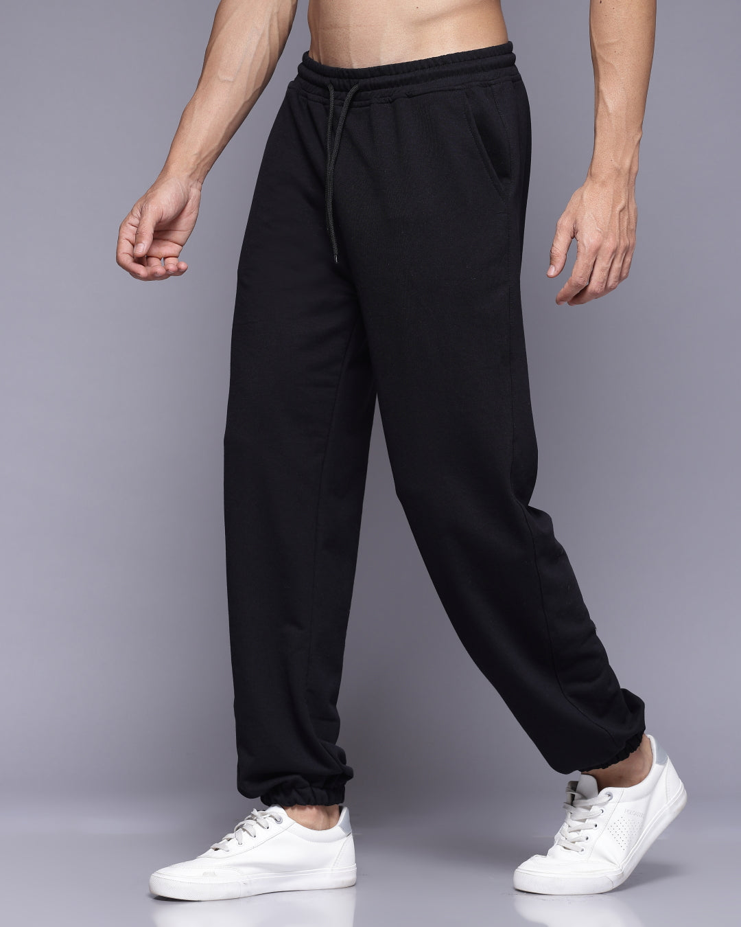 Korean Black Loose fit Men's Jogger