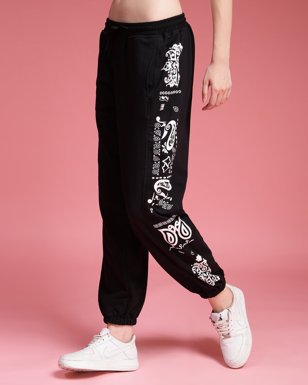 Bandana Printed Loose Fit Unisex Jogger Pants Flynoff